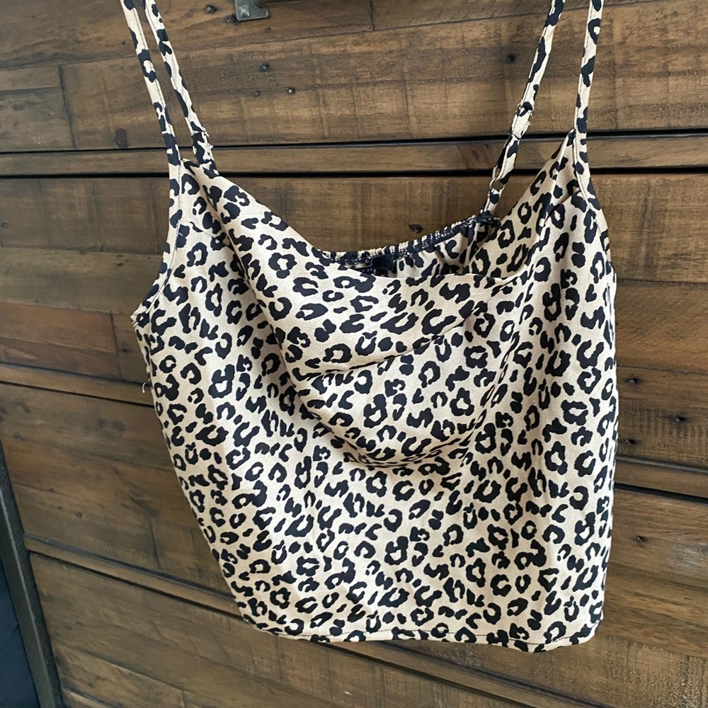 Cheetah crop top